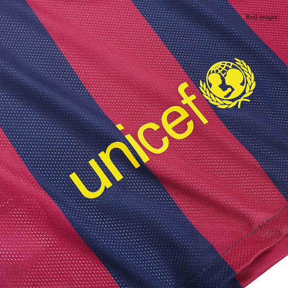 Tricouri Fotbal Vintage Barcelona Acasă 2014/15