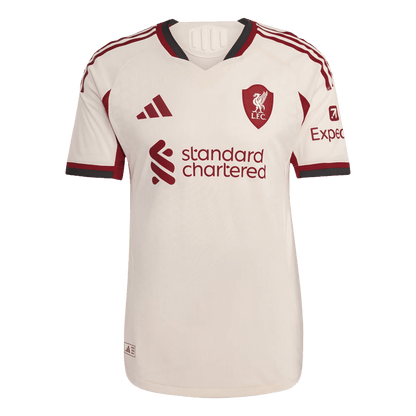 Tricouri Fotbal Liverpool ISAK ##9 Deplasare 2025/26 Authentic