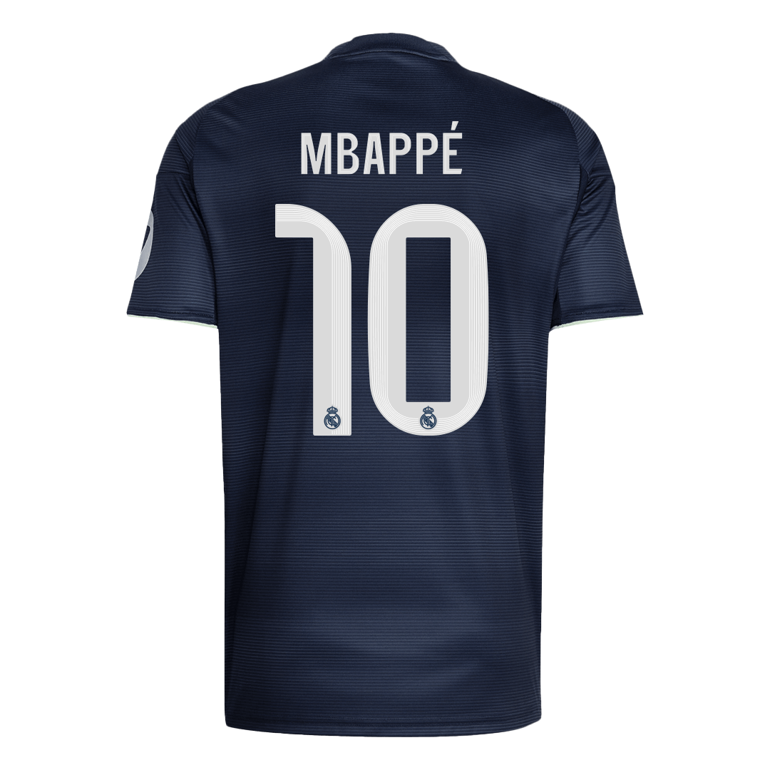 Tricouri Fotbal Real Madrid MBAPPÉ #10 Deplasare 2025/26 (mărime mare) - Premium