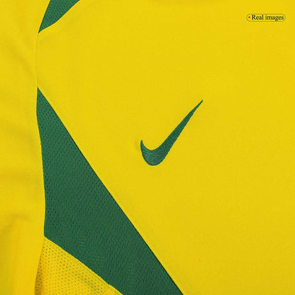 Tricouri Fotbal Vintage Brazilia CAFU #2 Acasă 2002/03