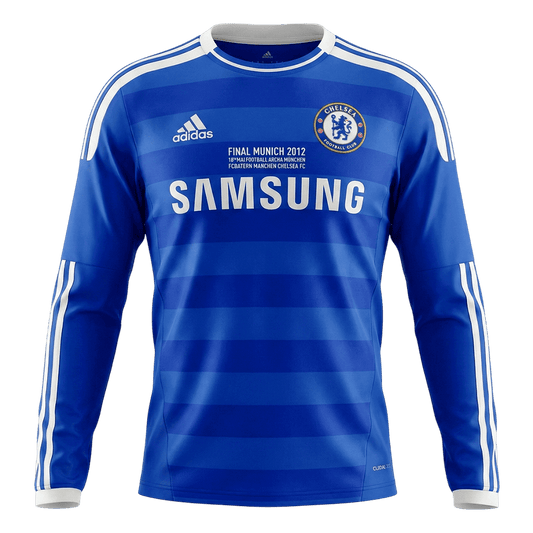 Tricouri Fotbal Vintage Chelsea Acasă 2011/12 Mânecă Lungă