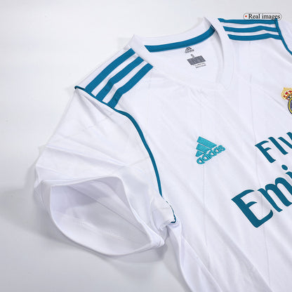 Tricouri Fotbal Vintage Real Madrid RONALDO #7 Acasă 2017/18
