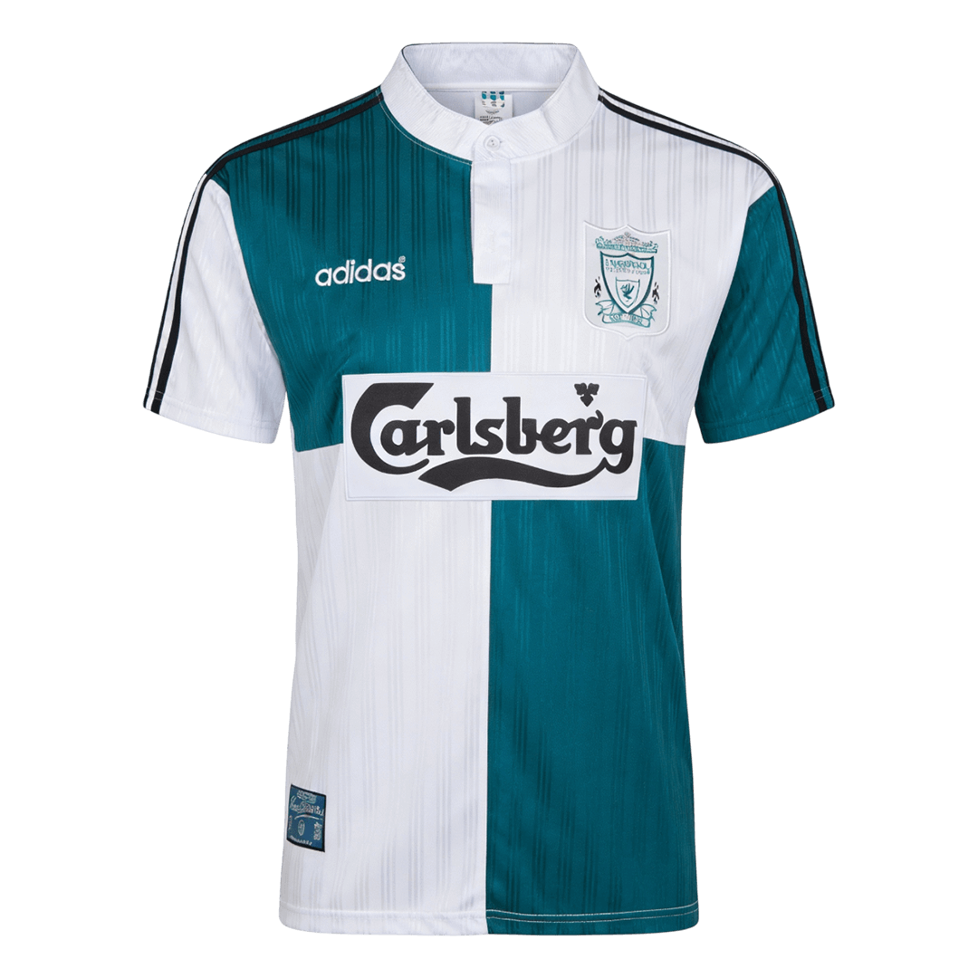 Tricouri Fotbal Vintage Liverpool Deplasare 1995/96