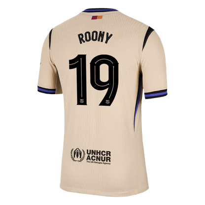 Tricouri Fotbal Barcelona ROONY #19 Deplasare 2025/26 Authentic - UCL
