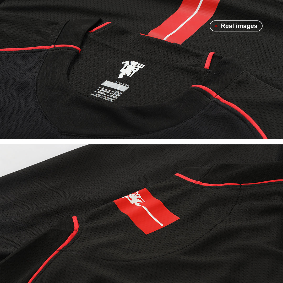 Tricouri Fotbal Vintage Manchester United ROONEY #10 Deplasare 2007/08