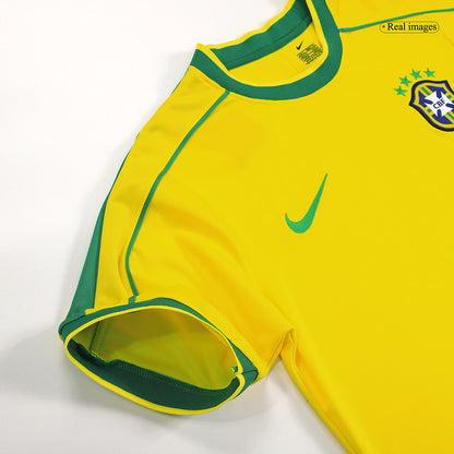 Tricouri Fotbal Vintage Brazilia CAFU #2 Acasă 1998