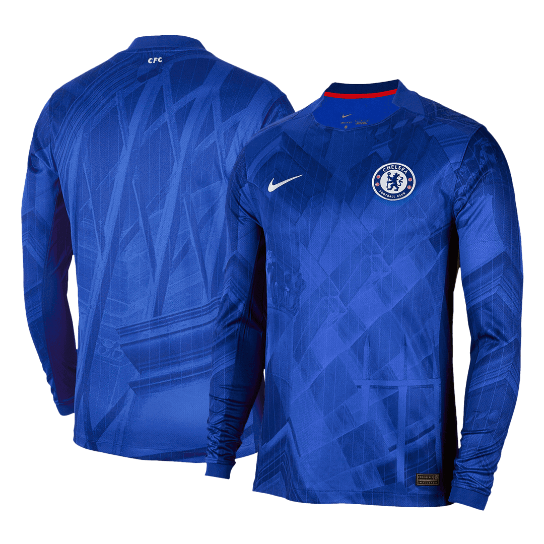 Tricouri Fotbal Chelsea Acasă 2025/26 Mânecă Lungă
