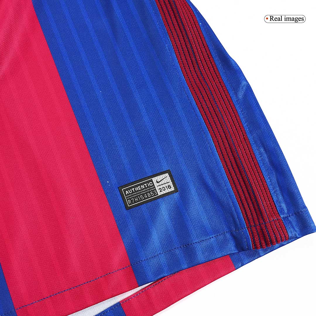 Tricouri Fotbal Vintage Barcelona Acasă 2016/17