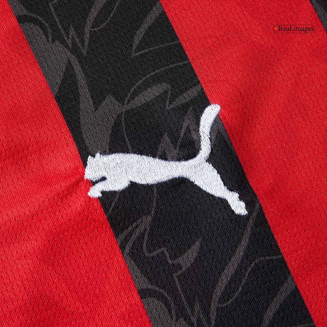 Tricouri Fotbal AC Milan RAFA LEÃO #10 Acasă 2025/26 (mărime mare) - Premium