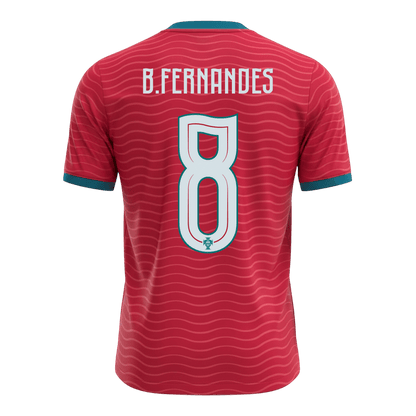 Tricouri Fotbal Portugalia B.FERNANDES #8 Acasă Cupa Mondială 2026