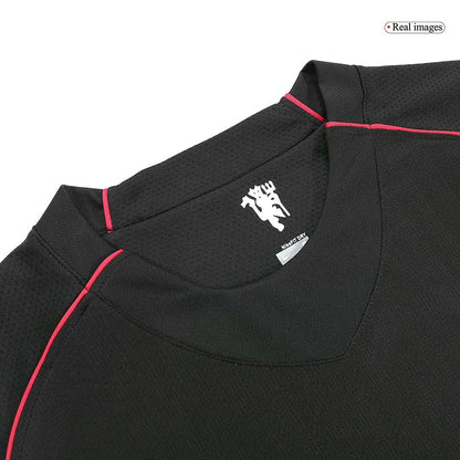Tricouri Fotbal Vintage Manchester United SCHOLES #18 Deplasare 2007/08 Mânecă Lungă