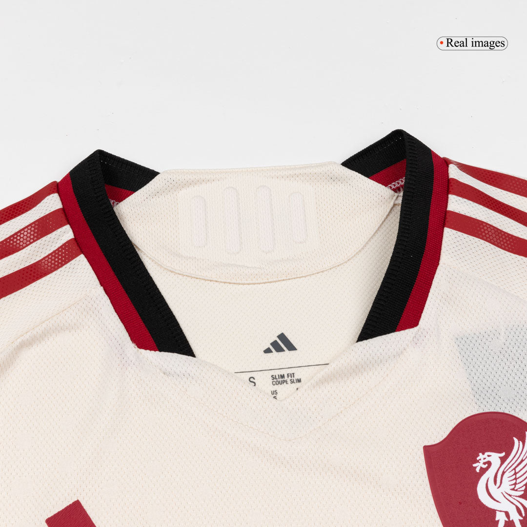 Tricouri Fotbal Liverpool GAKPO #18 Deplasare 2025/26 Authentic