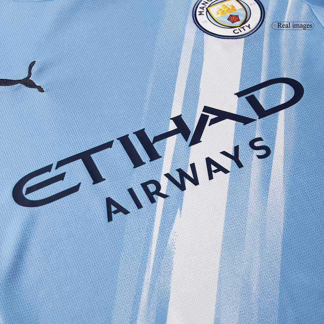 Tricouri Fotbal Manchester City HAALAND #9 Acasă 2025/26 - Premium (mărime mare)