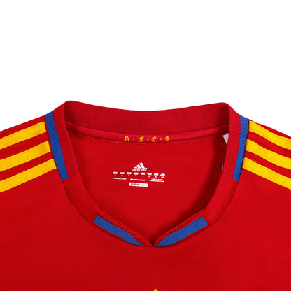Tricouri Fotbal Vintage Spania A. INIESTA #6 Acasă 2010