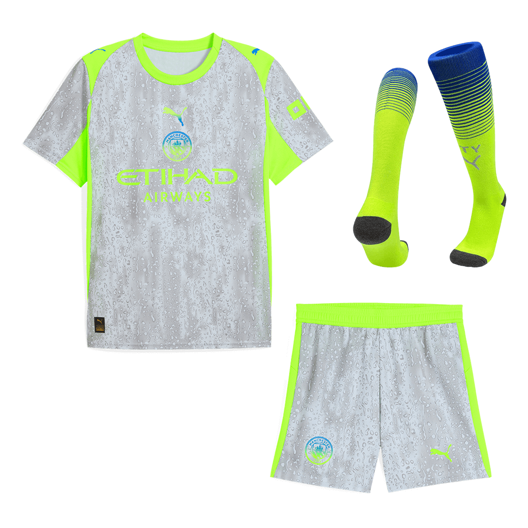 Set Tricouri Fotbal Manchester City Treilea 2025/26
