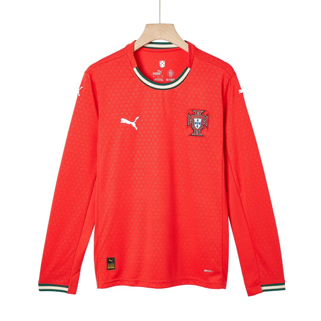 Tricouri Fotbal Portugalia Acasă 2025 Mânecă Lungă