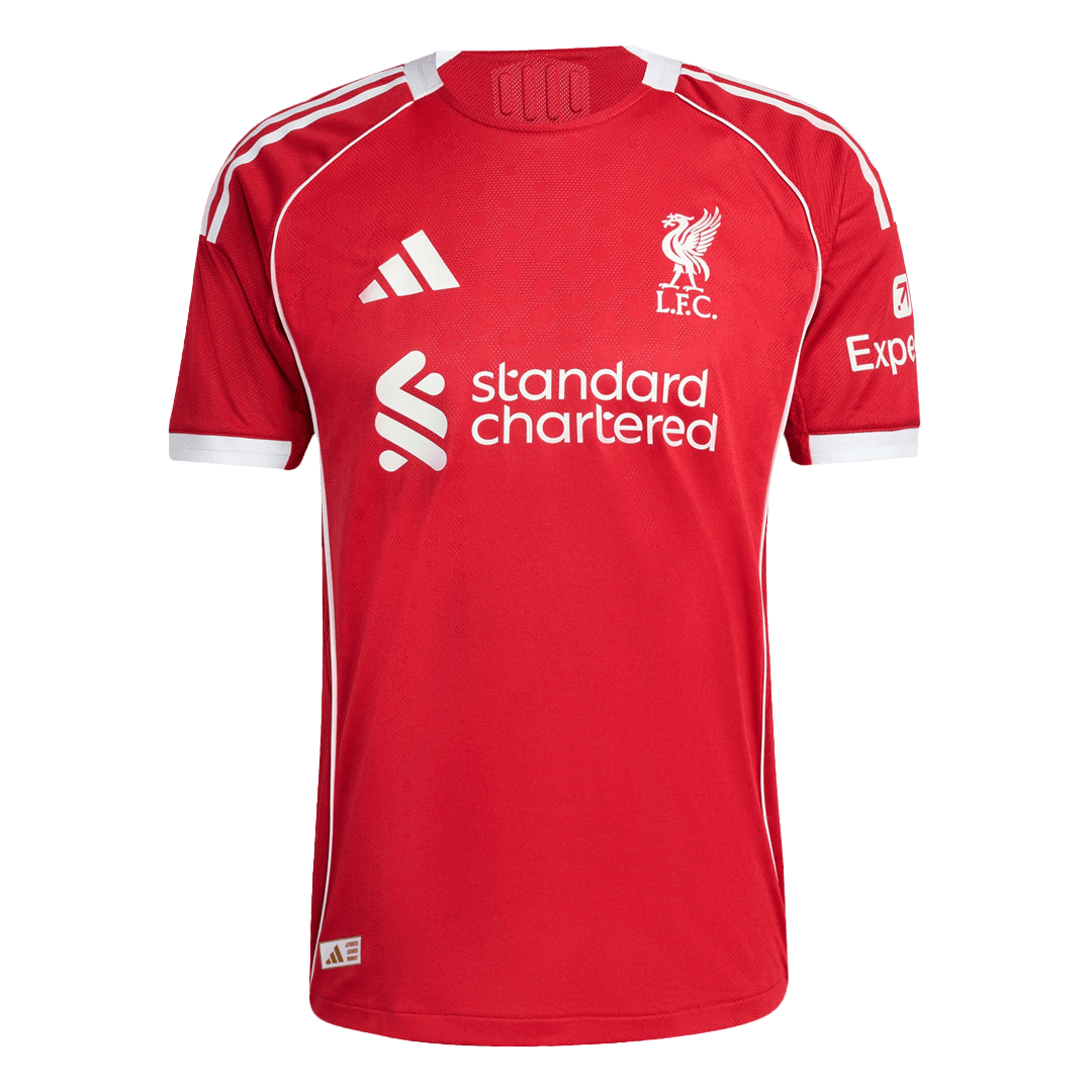 Tricouri Fotbal Liverpool WIRTZ #7 Acasă 2025/26 Authentic
