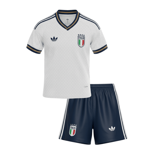 Set Tricouri Fotbal Italia Deplasare 2026 Pentru Copii