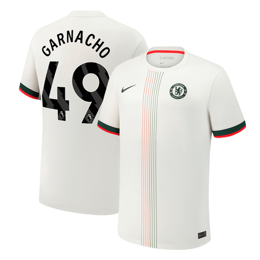 Tricouri Fotbal Chelsea GARNACHO #49 Deplasare 2025/26