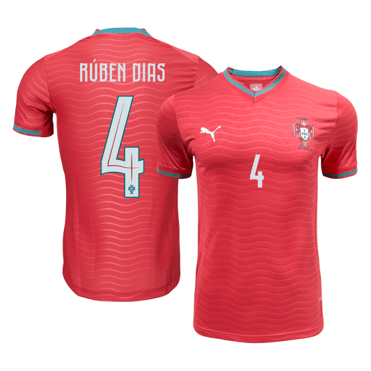 Tricouri Fotbal Portugalia RÚBEN DIAS #4 Acasă Cupa Mondială 2026 Authentic