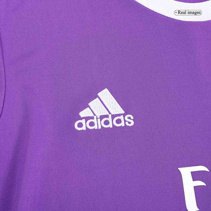 Tricouri Fotbal Vintage Real Madrid RONALDO #7 Deplasare 2016/17 Mânecă Lungă