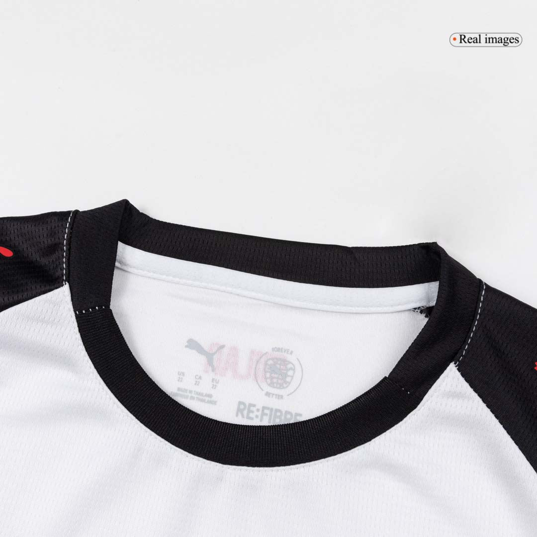 Set Tricouri Fotbal AC Milan Deplasare 2025/26 Pentru Copii