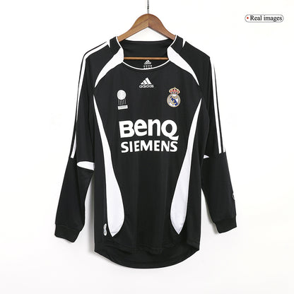 Tricouri Fotbal Vintage Real Madrid SERGIO RAMOS #4 Deplasare 2006/07 Mânecă Lungă
